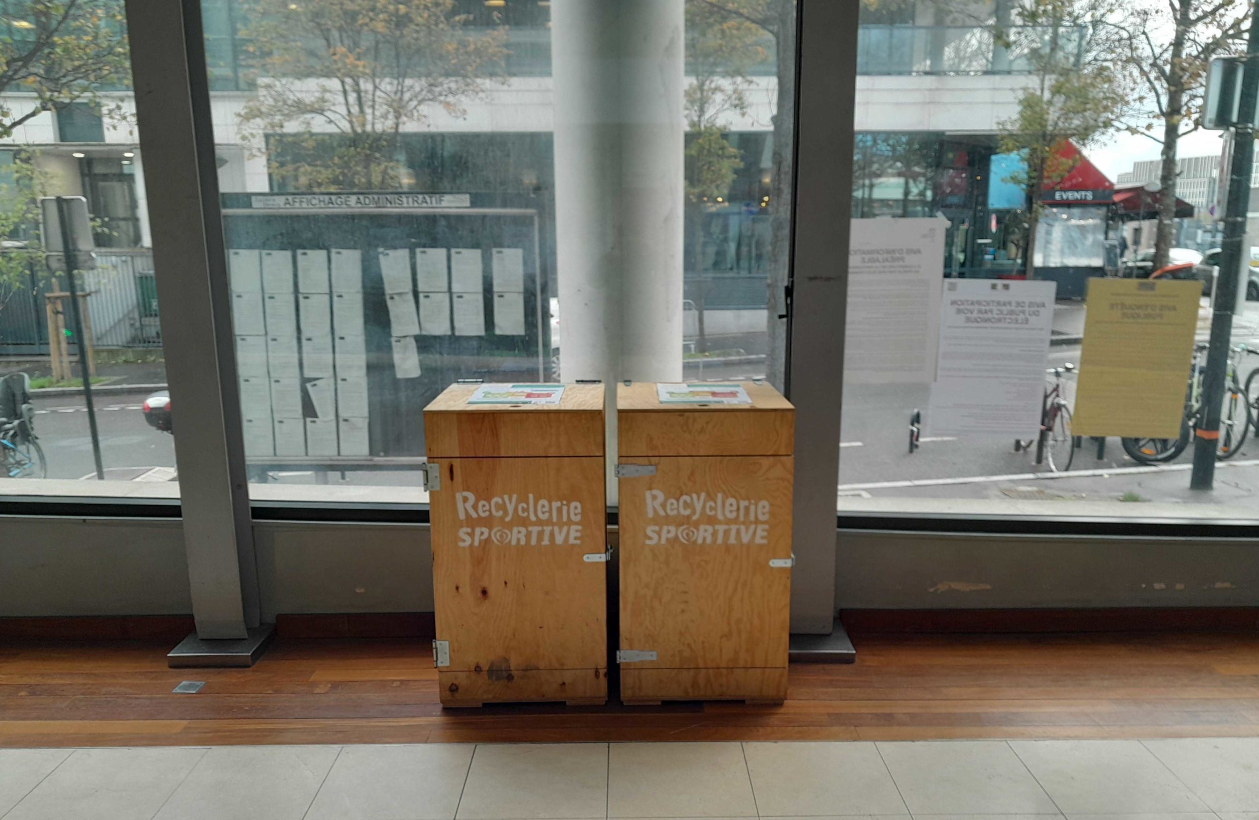 Ecobox pour le partenariat Plaine Commune et la Recyclerie sportive