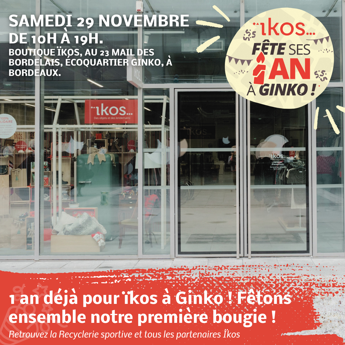 La Recyclerie sportive de Bordeaux fête les 1 an de la boutique Ikos