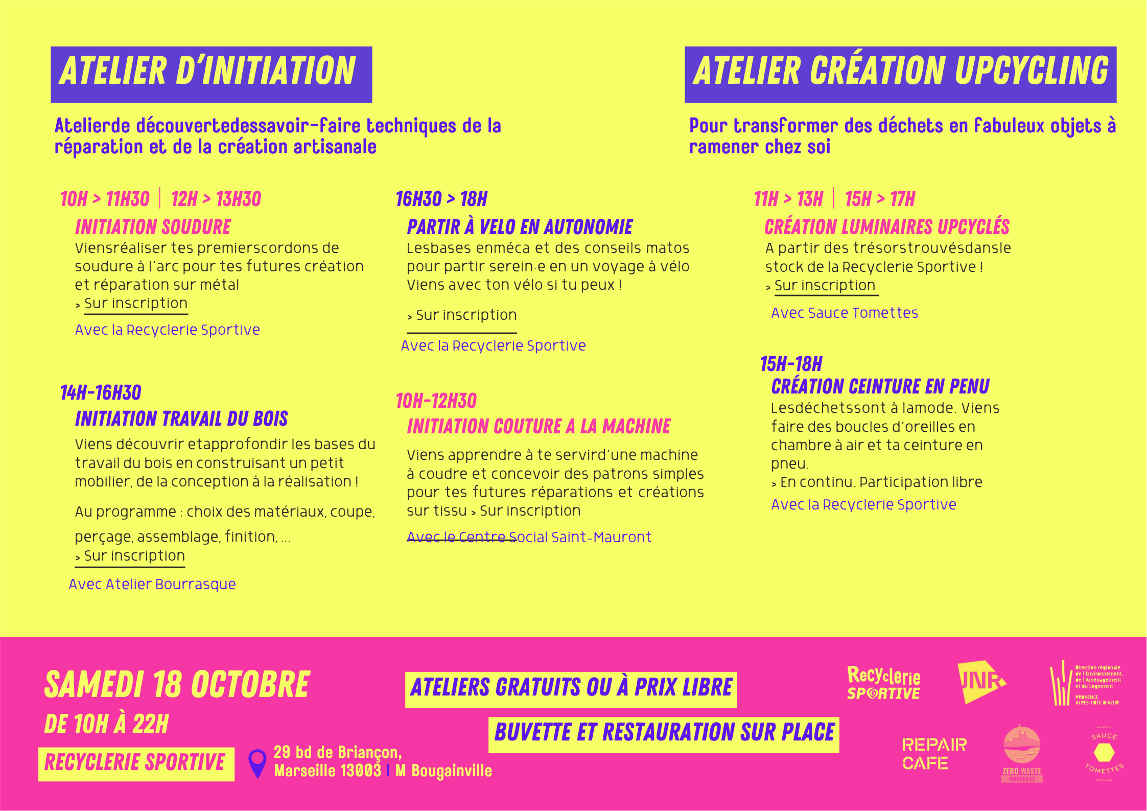 Programmation Festival de l'autoréparation 2025